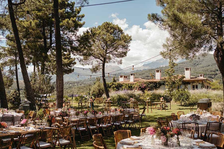 mesas para boda en quinta san cayetano
